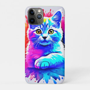Colourful Cat Art Case-Mate iPhone Case