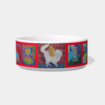 Colourful Cat Bowl 2