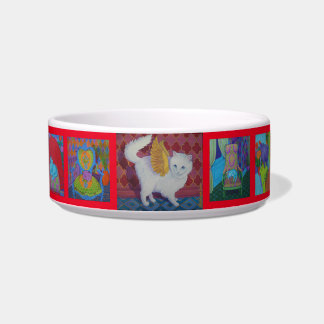 Colourful Cat Bowl 2