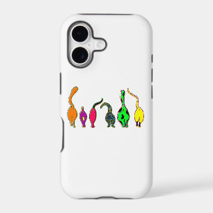 Colourful Cat Butts