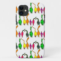 Colourful Cat Butts Pattern