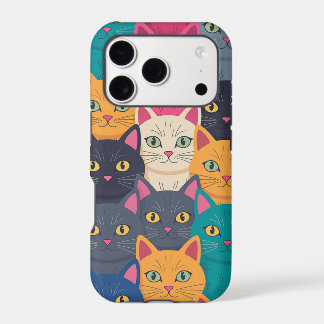 Colourful Cat Crowd