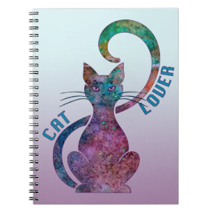 Colourful Cat Lover Notebook