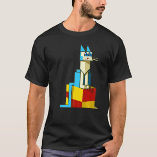 Colourful cat meow kitten portrait cute kitty cat T-Shirt