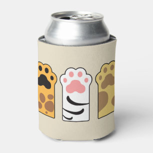 Colourful cat paws can cooler