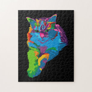 Colourful cat puzzle