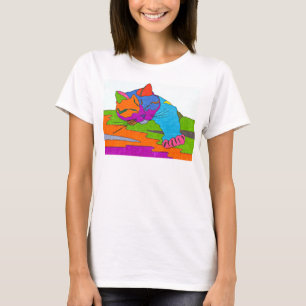 Colourful Cat T-Shirt