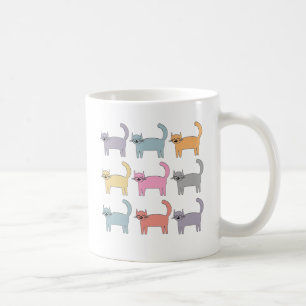 Colourful Cats Coffee Mug