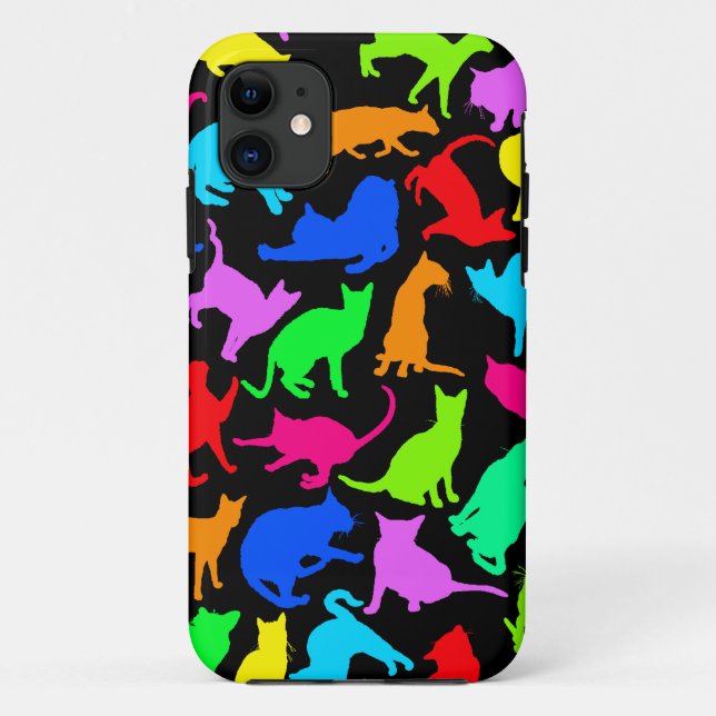 Colourful Cats Collage Case-Mate iPhone Case (Back)