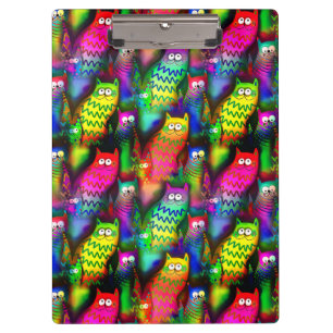 Colourful Cats Pattern-57578 Clipboard