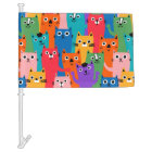 Colourful cats pattern