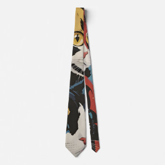 Colourful Cats Tie