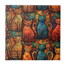 Colourful Cats
