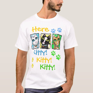 Colourful Cats Triptych Kids T-Shirt