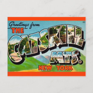 Colourful Catskill Mountains Greetings Postcard