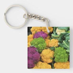 Colourful Cauliflower, Autumn Decor Key Ring
