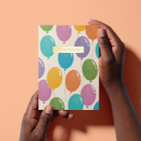 Colourful Celebrate Birthday Balloons