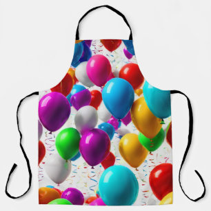 Colourful Celebration Balloon Design Apron