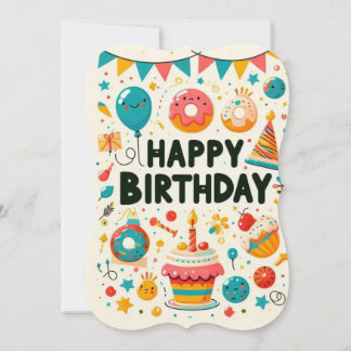 Colourful Celebration Invite - Bold Typography