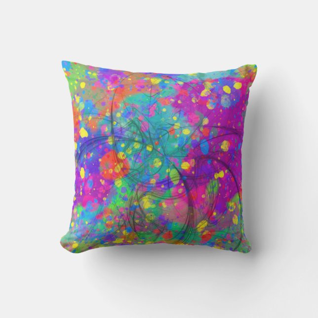 Colourful Celebration Outdoor Cushion (Front)