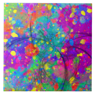 Colourful Celebration Tile