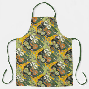 Colourful Cello Pattern Apron