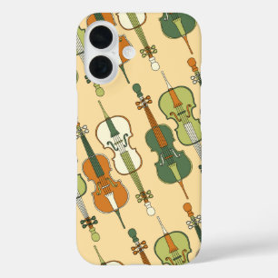 Colourful Cello Pattern  iPhone 16 Case