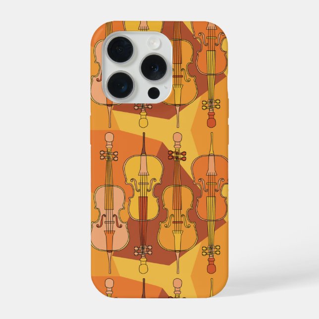 Colourful Cello Pattern  iPhone Case (Back)
