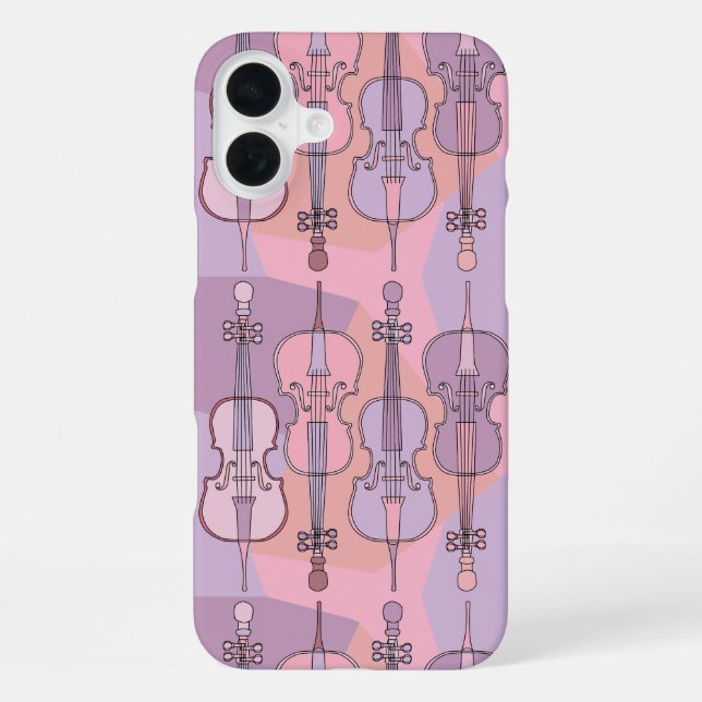 Colourful Cello Pattern  iPhone Case (Back)