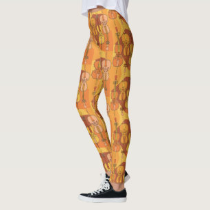 Colourful Cello Pattern Leggings