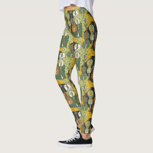 Colourful Cello Pattern Leggings