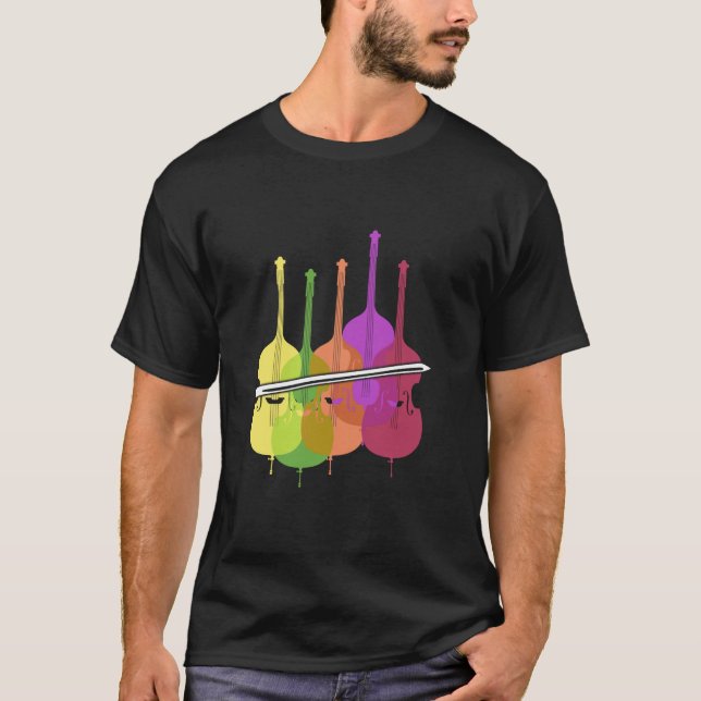 Colourful Cello T Shirt (Front)