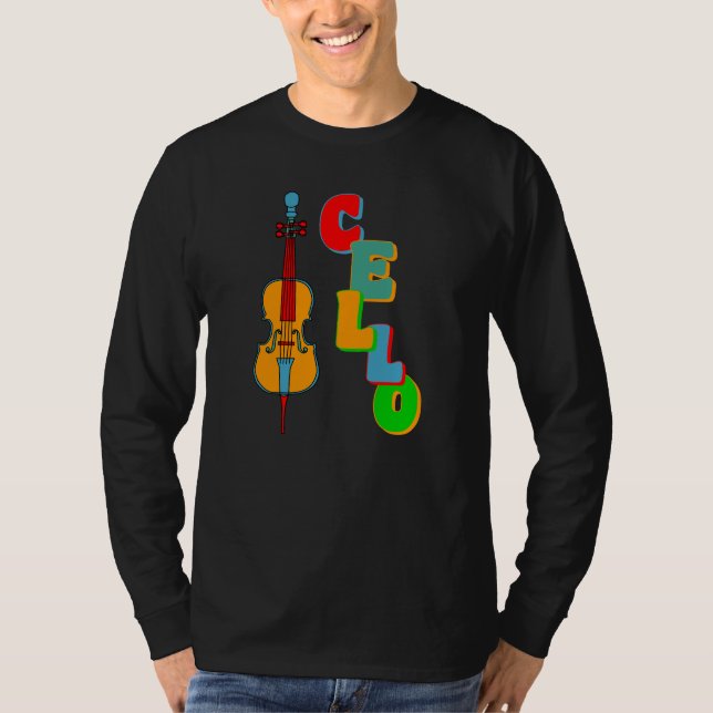 Colourful Cello T-Shirt (Front)