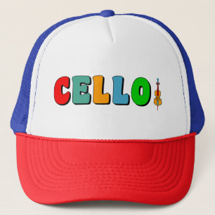 Colourful Cello Trucker Hat