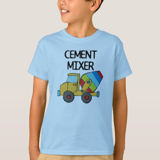 Colourful Cement Mixer T-Shirt (Front)