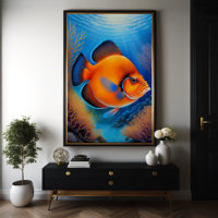 Colourful Chalk Drawing Fish