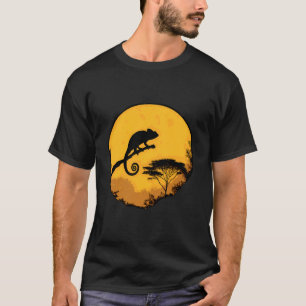 Colourful Chameleon Lover Animal Tropical Lizard R T-Shirt