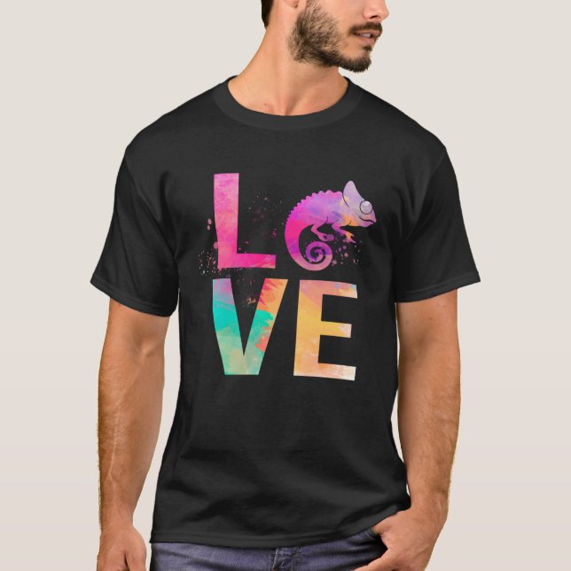 Colourful Chameleon Mum  Chameleon T-Shirt (Front)