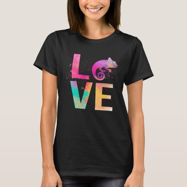 Colourful Chameleon Mum  Chameleon T-Shirt (Front)