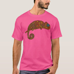 Colourful Chameleon Tribal Trendy Mandala Tribal A T-Shirt