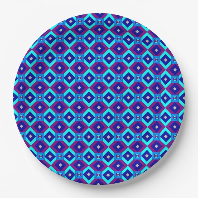 Colourful Chaos 43 Paper Plate (Front)