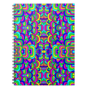 Colourful Chaos 5 Spiral Notebook