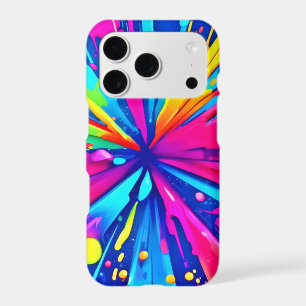 Colourful Chaos: Paint Splatter Abstract Art
