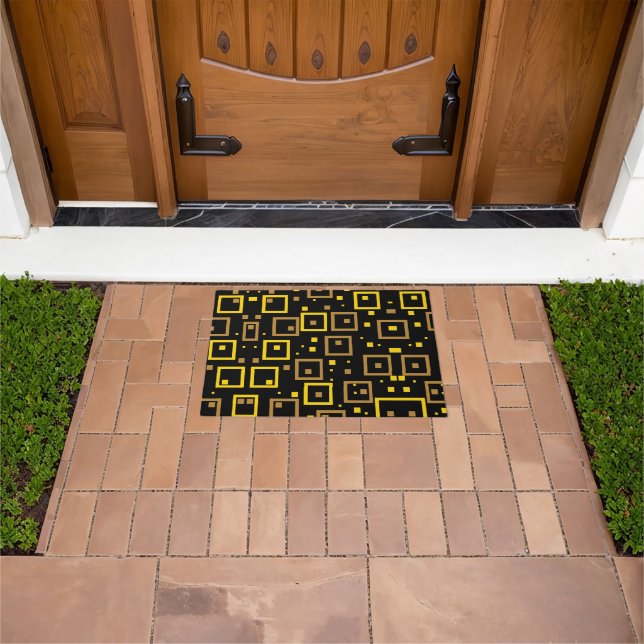 Colourful Chaos: Random Colour Splashes Doormat (Outdoor)