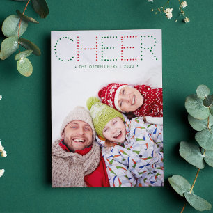 Colourful Cheer Holiday Photo Card