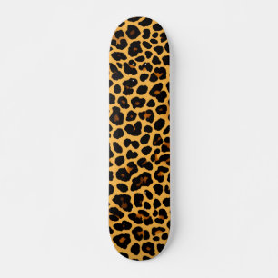Colourful Cheetah Skateboard Design