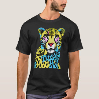 Colourful Cheetah T-Shirt