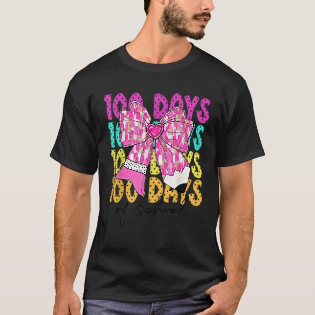 Colourful Chequered Coquette T-Shirt (Front)