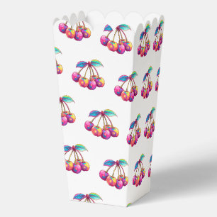 Colourful cherries favour box