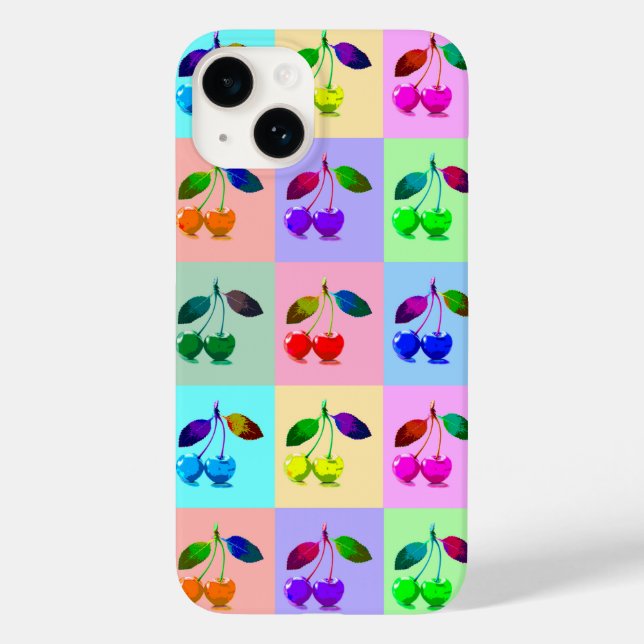 Colourful Cherries - Pop Art   Case-Mate iPhone Case (Back)